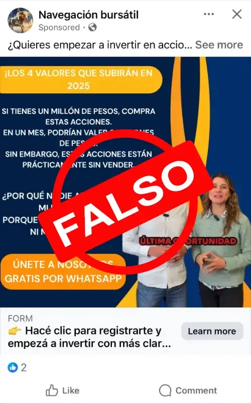 Fraude en Facebook